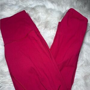 Lululemon Cropped Magenta Leggings